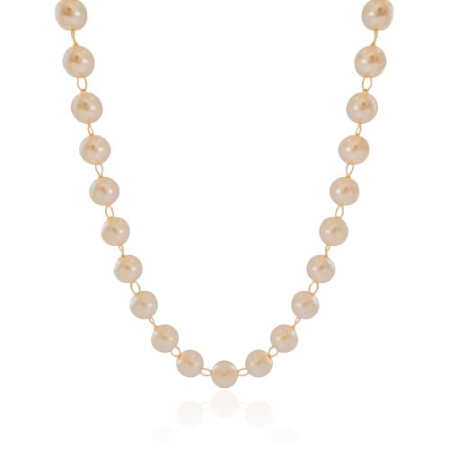 Choker Pérolas 8 mm Banhado a Ouro 18K
