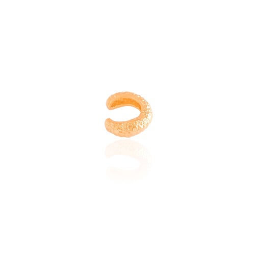 Piercing Orgânico Texturizado Banhado a Ouro 18K