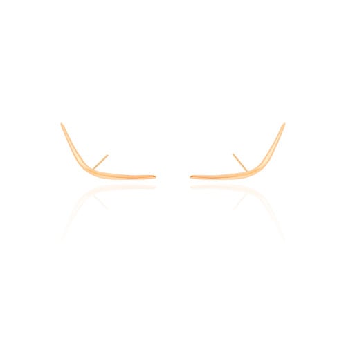 Ear Cuff Fio Liso Banhado a Ouro 18K