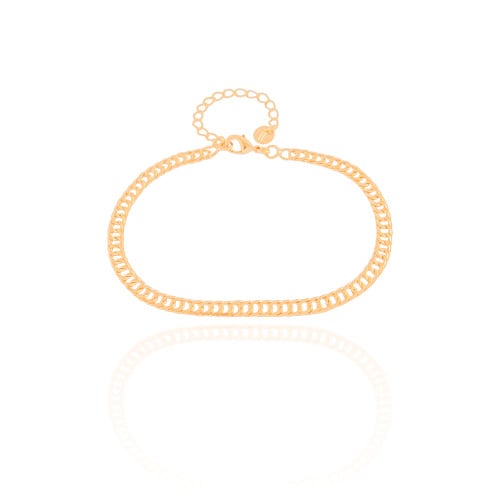Pulseira Grumet 4 mm Banhado a Ouro 18K