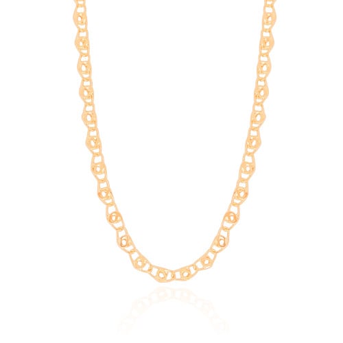 Choker Piastrine 5 mm Banhado a Ouro 18K
