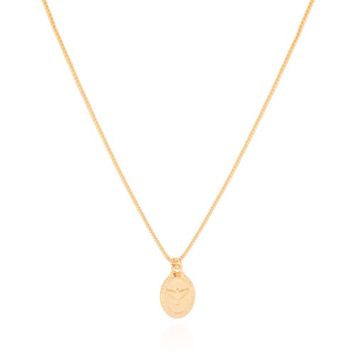 Gargantilha Veneziana Pomba da Paz Banhado a Ouro 18K - 40 cm