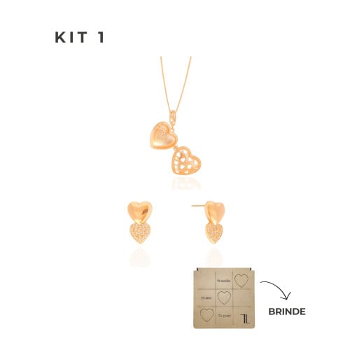 KIT 1 Banho Ouro 18K