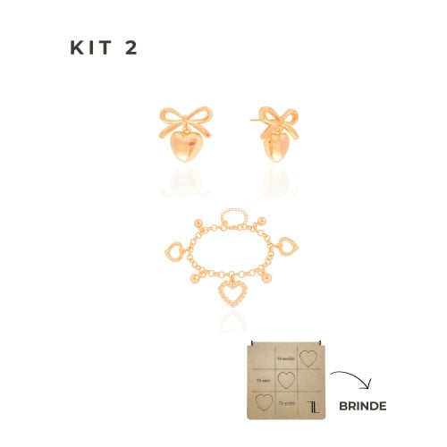 KIT 2 Banho Ouro 18K