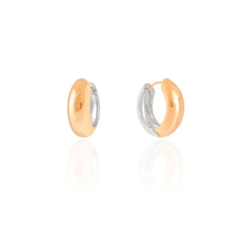 Brinco Argola Click Lisa 2.2 cm Mix de Banhos
