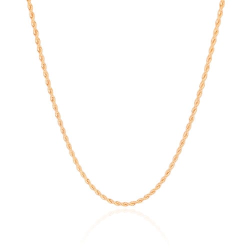 Choker Cordão Baiano 2 mm Banhado a Ouro 18K