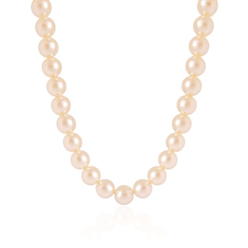 Choker Pérolas 10 mm Banhado a Ouro 18K