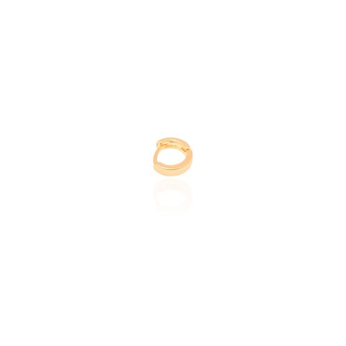 Piercing para Hélix Reto Liso 8 mm Banhado a Ouro 18K