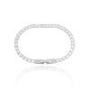 Pulseira Riviera Cristal Fecho Gaveta Ródio Branco