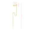Piercing Unilateral Fio Veneziana Banhado a Ouro 18K