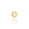 Pingente Separador Cristal Banhado a Ouro 18K
