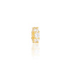 Pingente Separador Cristal Banhado a Ouro 18K