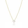 Gargantilha Veneziana Ponto de Luz Cristal Banhado a Ouro 18K