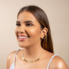 Ear Cuff Cristal Pontos de Luz Banhado a Ouro 18K