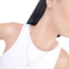 Conjunto Ponto de Luz Cristal Ródio Branco