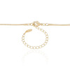 Choker Pingente Espirito Santo Madreperolola Base Flat Aro Flexível