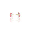 Brinco Infantil Unicórnio Colorido Banhado a Ouro 18K