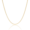 Choker Cordão Baiano Banhado a Ouro 18K