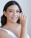 Anel Baguete Cristal Tamanho 13 Banhado a Ouro 18K