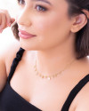 Choker com Plaquinhas Lisas Banhado a Ouro 18K