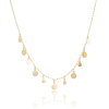 Choker com Plaquinhas Lisas Banhado a Ouro 18K