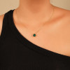 Conjunto Ponto de Luz Turmalina Banhado a Ouro 18K