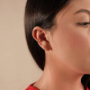 Piercing Coração Vazado Banhado a Ouro 18K