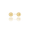 Brinco Bolinha Lisa 8 MM Banhado a Ouro 18K