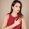 Choker Elos Ródio Branco