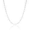 Choker Elos Ródio Branco