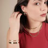 Choker Snake Banhado a Ouro 18K