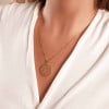 Pingente Mandala Banhado a Ouro 18K