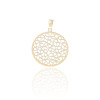 Pingente Mandala Banhado a Ouro 18K