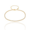 Pulseira Riviera Zircônia Banhado a Ouro 18K