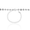 Choker Plaquinhas Flat Lisas Ródio Branco