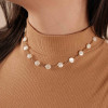 Choker Pérolas Achatadas Banhado a Ouro 18K