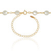 Choker Pérolas Achatadas Banhado a Ouro 18K