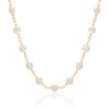 Choker Pérolas Achatadas Banhado a Ouro 18K