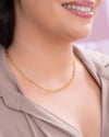 Choker Elos 4 mm Banhado a Ouro 18K