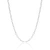 Choker Elos 4 mm Ródio Branco