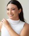 Choker Elos 4 mm Ródio Branco