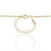 Gargantilha Longa Bolinhas 2 mm Banhado a Ouro 18K