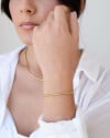 Pulseira Snake 3 mm Banhado a Ouro 18K