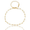 Pulseira Elos 9mm Banhado a Ouro 18K