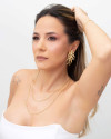Pulseira Elos 9mm Banhado a Ouro 18K