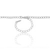 Gargantilha Grumet 3.5mm Ródio Branco