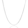 Gargantilha Grumet 3.5mm Ródio Branco