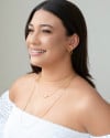 Gargantilha Longa Grumet 3mm Banhado a Ouro 18K