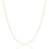 Gargantilha Longa Americana 1.5mm Banhado a Ouro 18K
