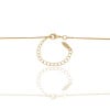 Gargantilha Veneziana 45 + 5 cm Banhado a Ouro 18K